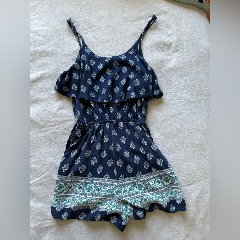 Blue romper
